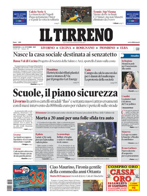 Il Tirreno (Livorno, Cecina, Rosignano, Piombino, Elba)