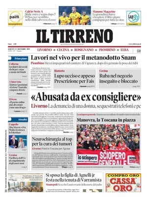 Il Tirreno (Livorno, Cecina, Rosignano, Piombino, Elba)