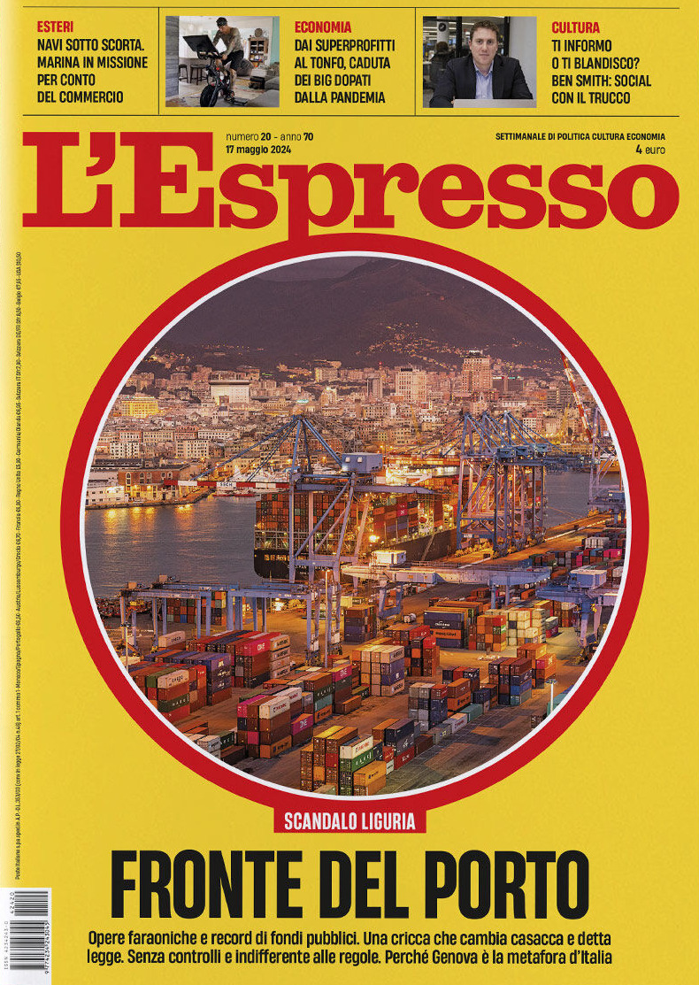 Copertina L'Espresso 17/05/2024