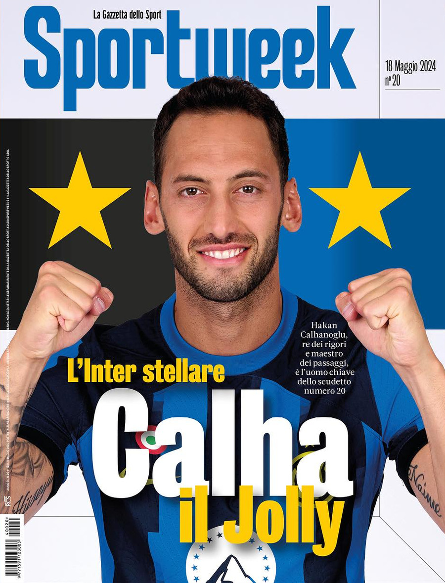 Copertina Sportweek (La Gazzetta Dello Sport) 18/05/2024