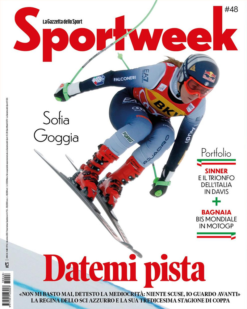 Copertina Sportweek (La Gazzetta Dello Sport) 02/12/2023