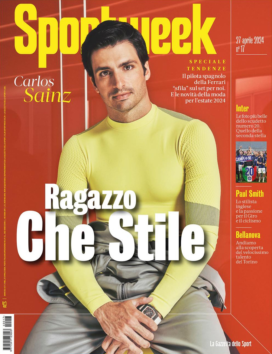 Copertina Sportweek (La Gazzetta Dello Sport) 26/04/2024