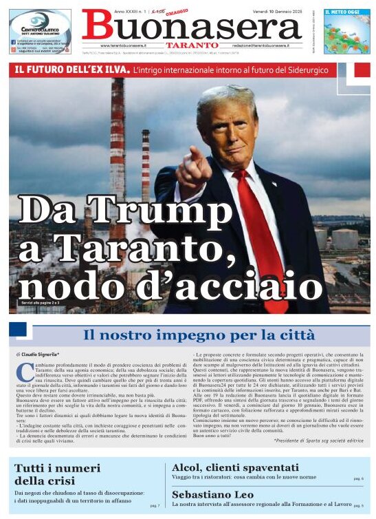 Prima Pagina Buonasera (Taranto) 10/01/2025
