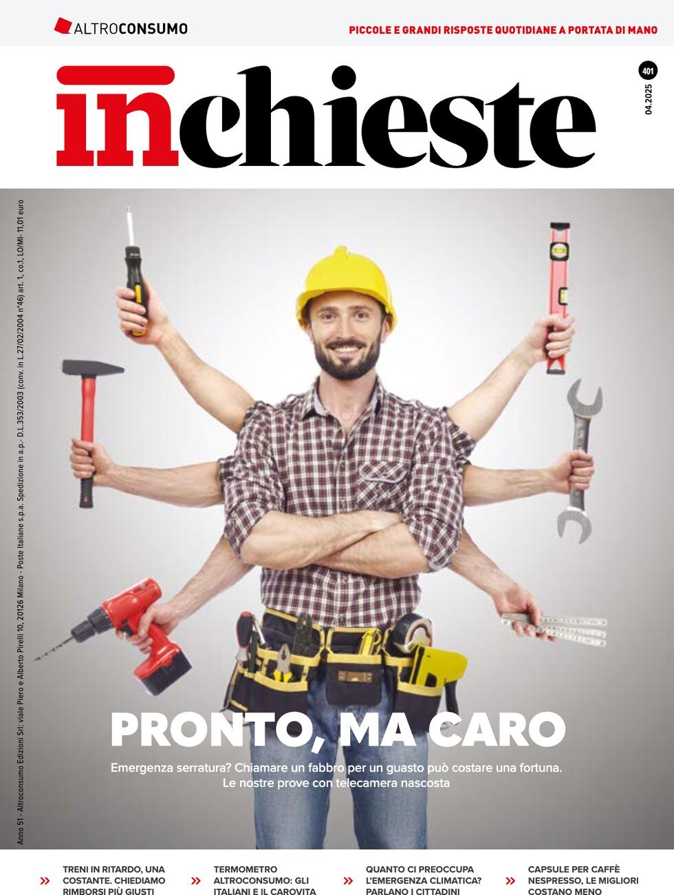 Copertina Inchieste (Altroconsumo) 01/04/2025