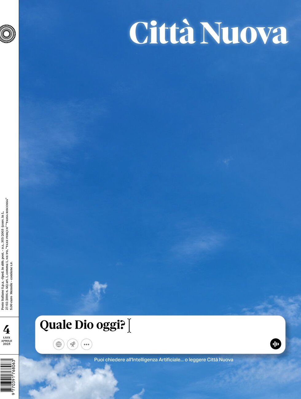 Copertina Città Nuova 01/04/2025