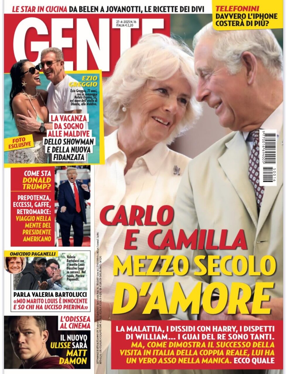 Copertina Gente 17/04/2025