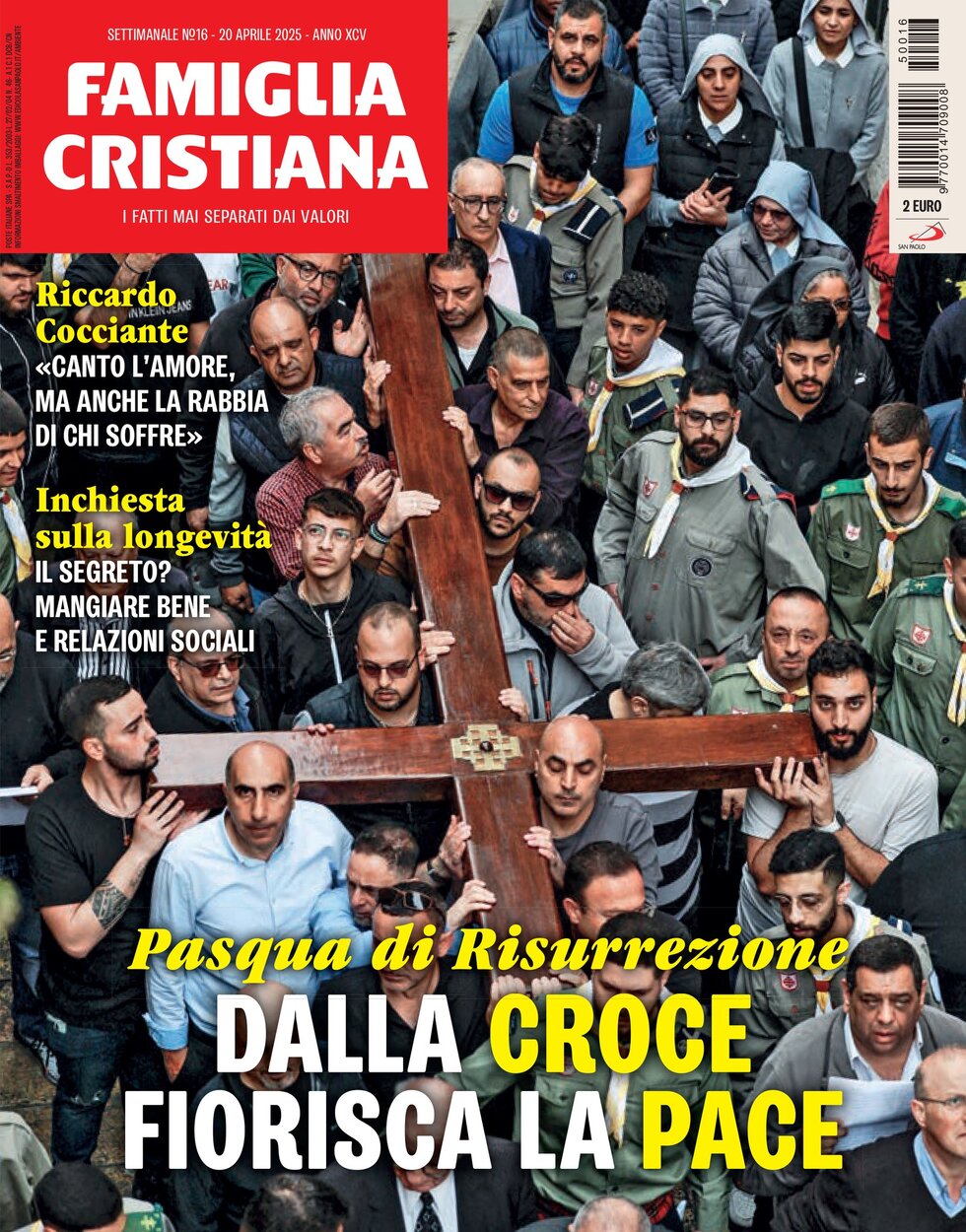 Copertina Famiglia Cristiana 18/04/2025