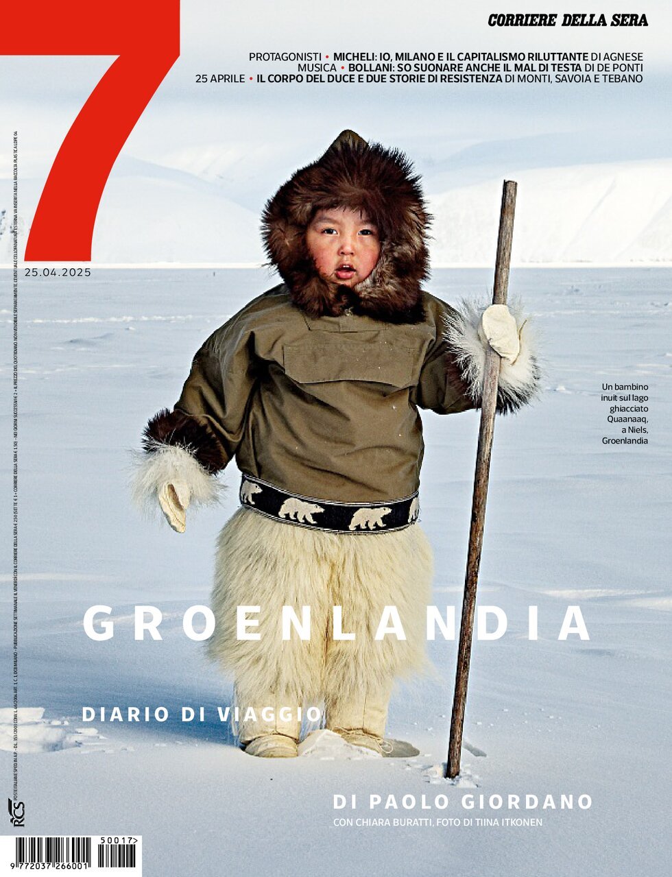 Copertina Sette (Corriere della Sera) 25/04/2025
