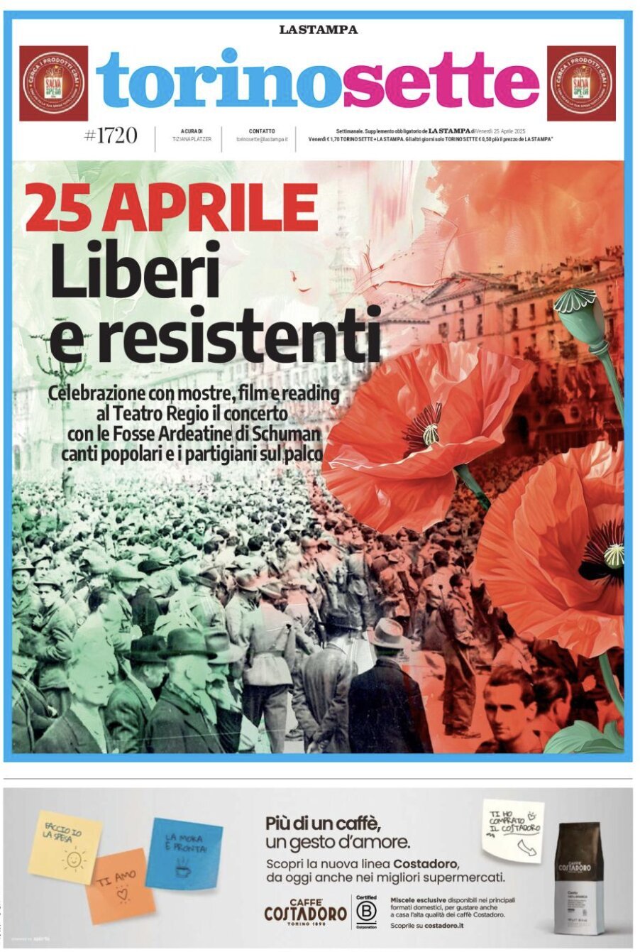 Copertina Torino Sette (La Stampa) 25/04/2025