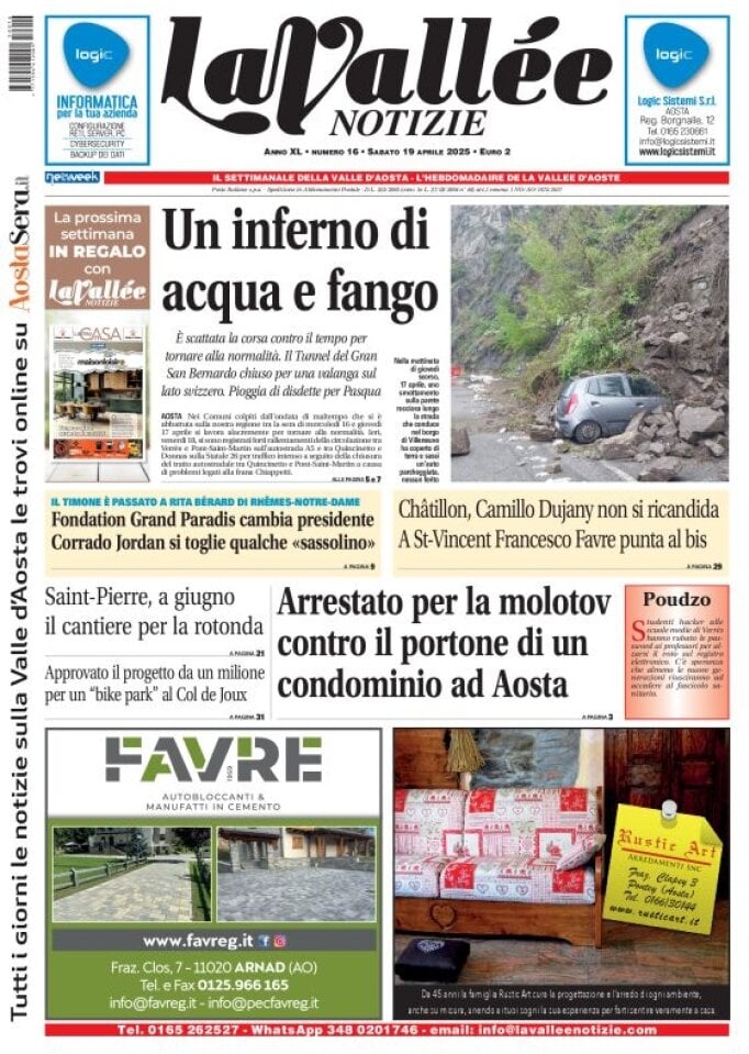 Copertina La Vallée Notizie 26/04/2025