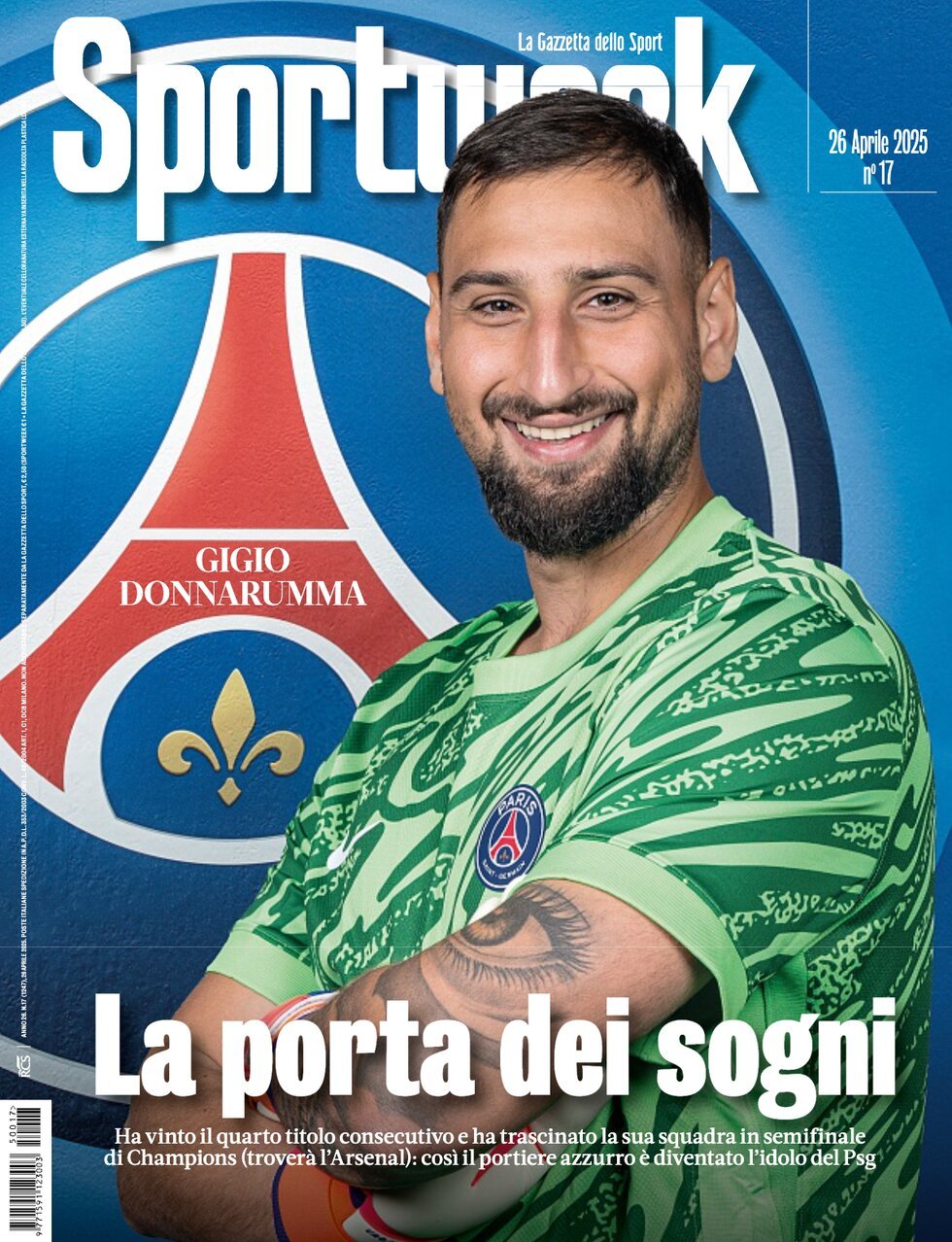 Copertina Sportweek (La Gazzetta Dello Sport) 26/04/2025