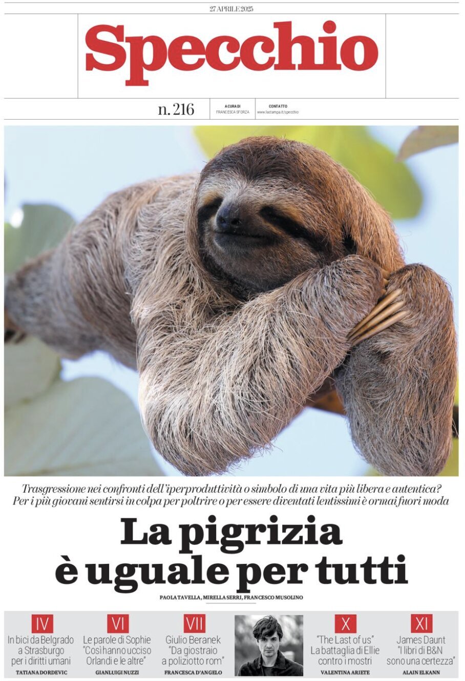 Copertina Specchio 27/04/2025
