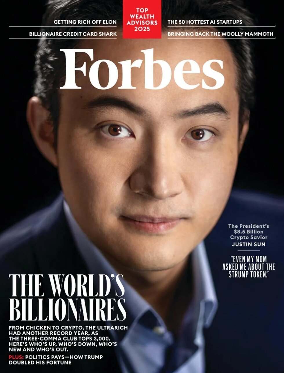 Copertina Forbes 22/04/2025