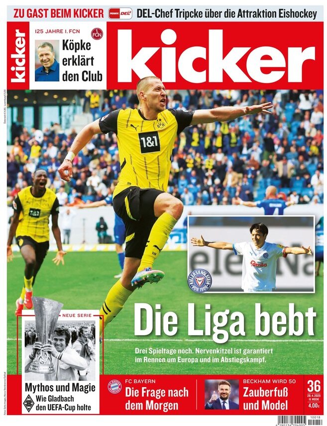 Copertina Kicker 28/04/2025