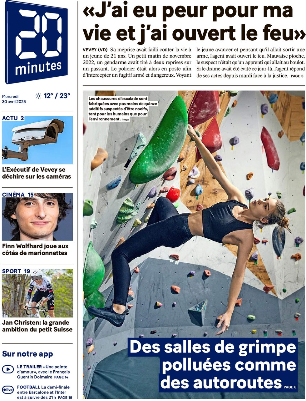Prima Pagina 20 Minutes 30/04/2025