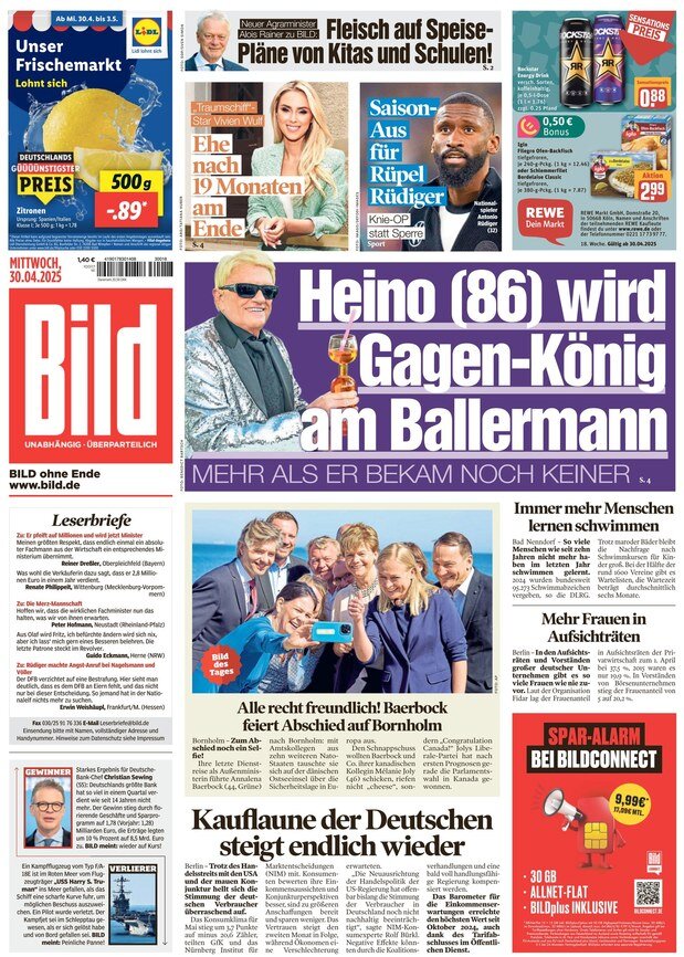 Prima Pagina Bild 01/05/2025