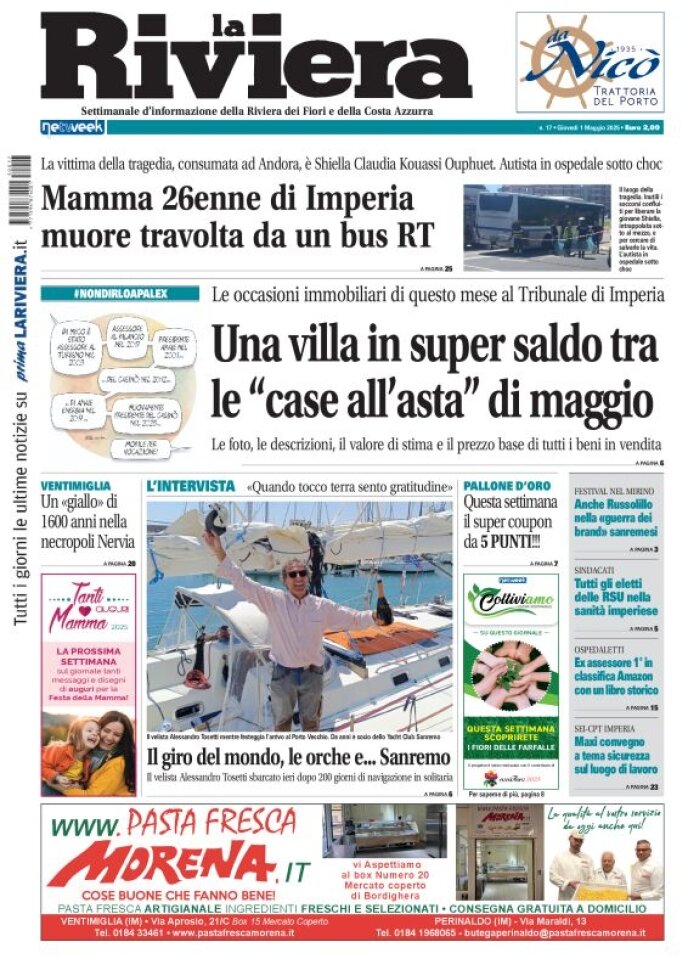 Copertina La Riviera 01/05/2025