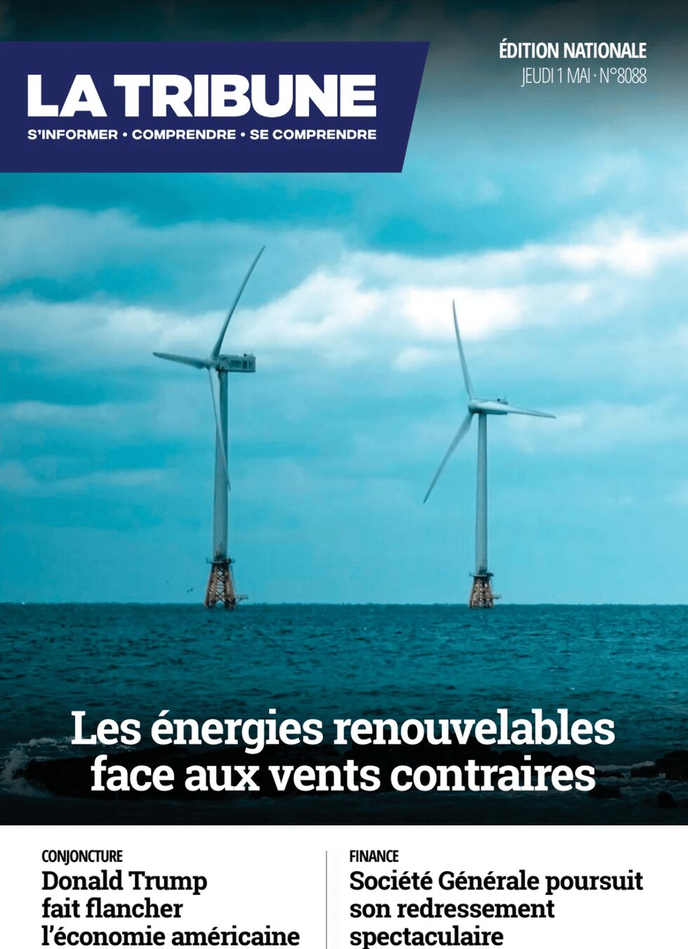 Prima Pagina La Tribune 01/05/2025