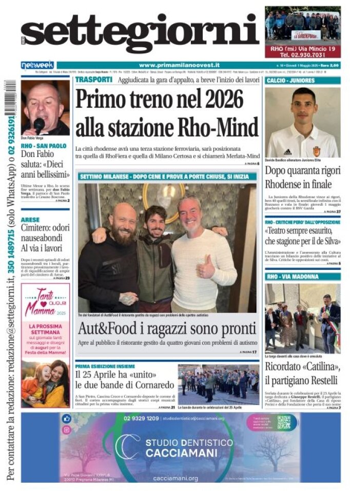Copertina Settegiorni (Rho) 01/05/2025