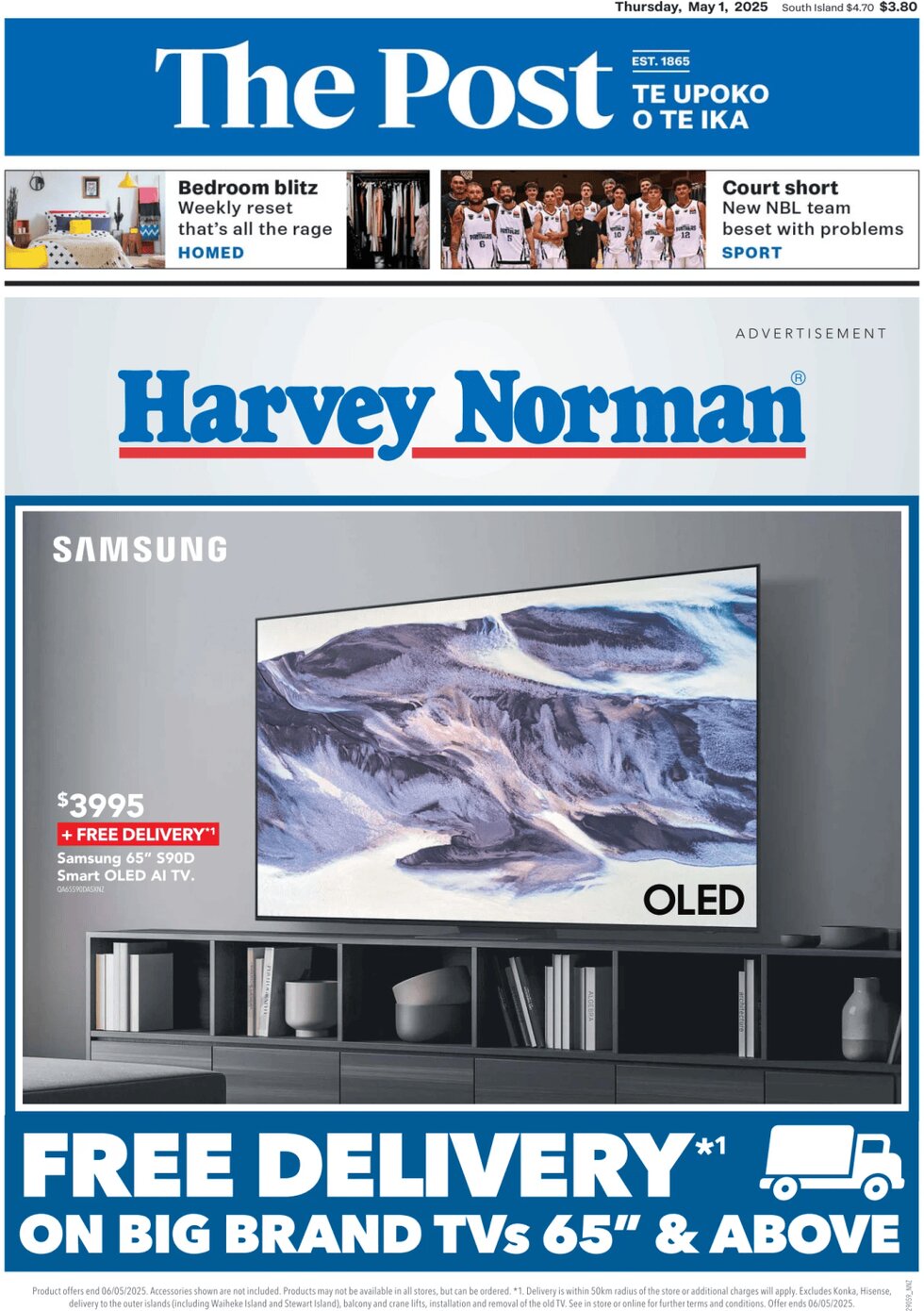 Prima Pagina The Post (NZ) 01/05/2025