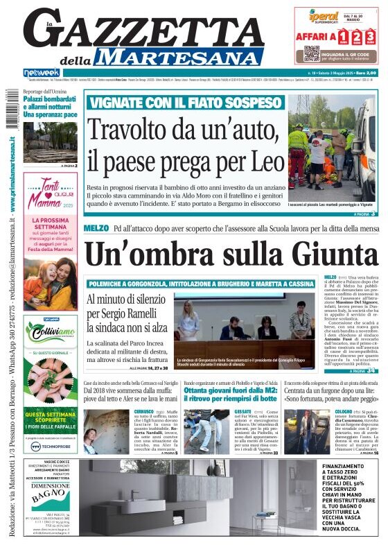 Copertina Gazzetta della Martesana 03/05/2025