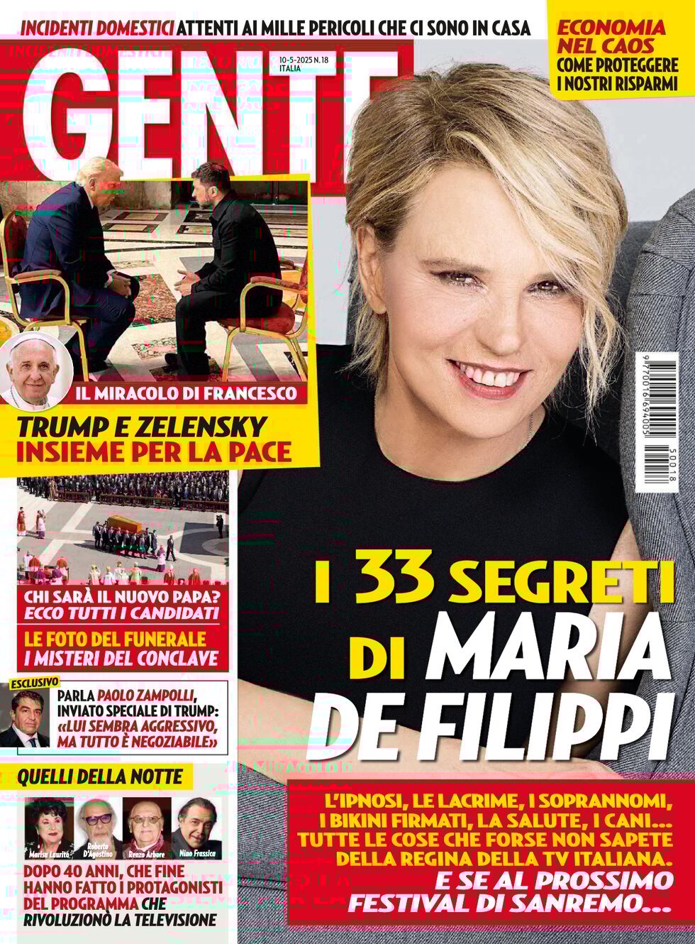 Copertina Gente 02/05/2025