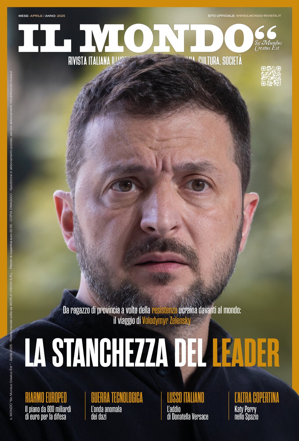 Copertina Il Mondo 01/04/2025