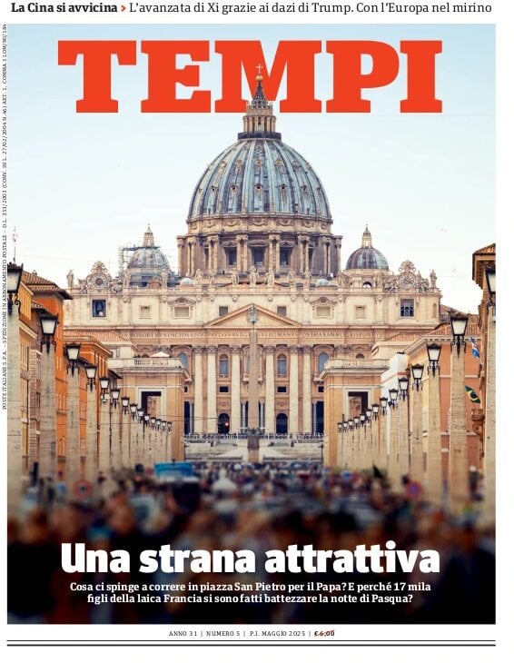 Copertina Tempi 01/05/2025