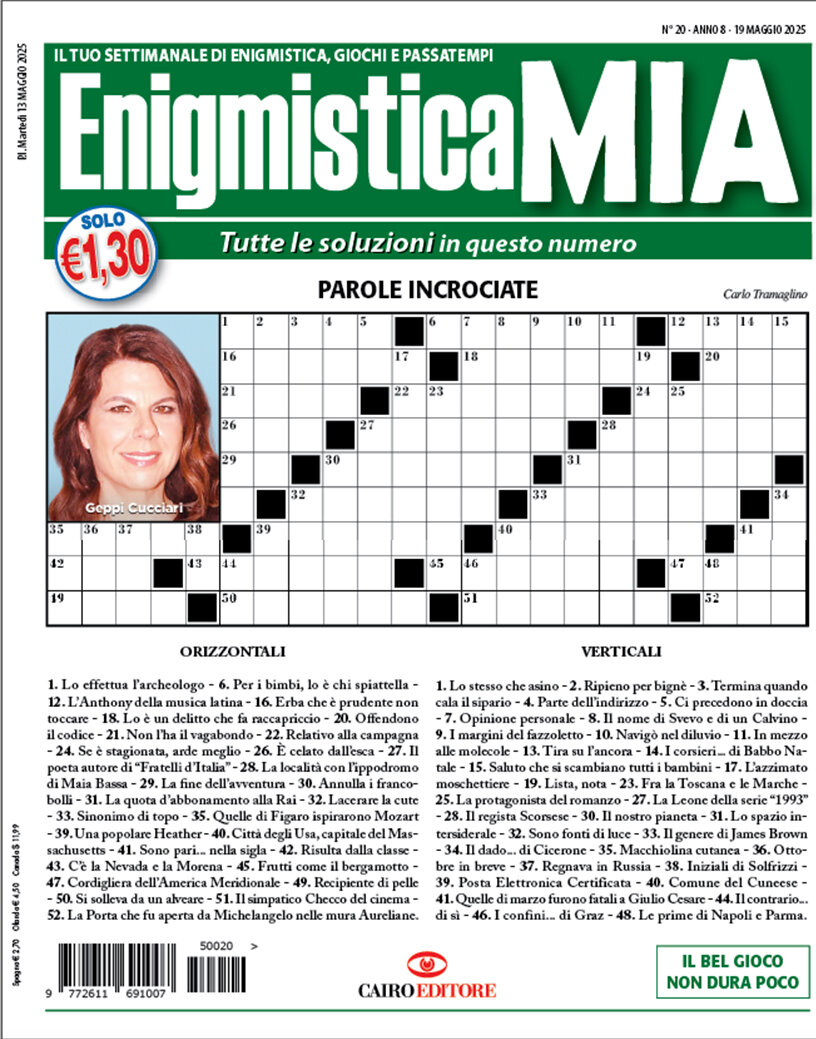 Copertina Enigmistica MIA 09/05/2025