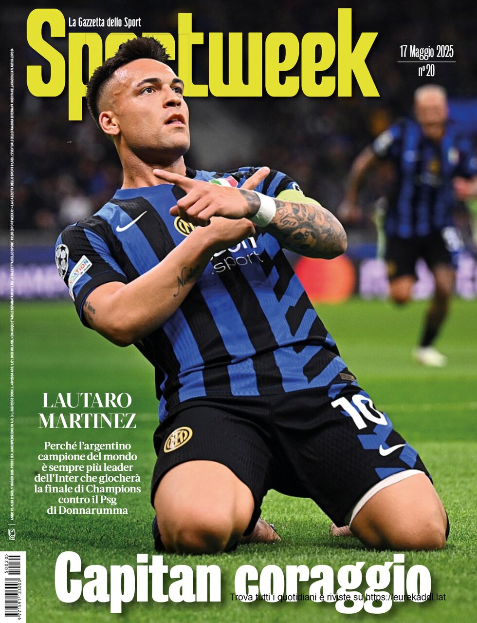 Copertina Sportweek (La Gazzetta Dello Sport) 17/05/2025