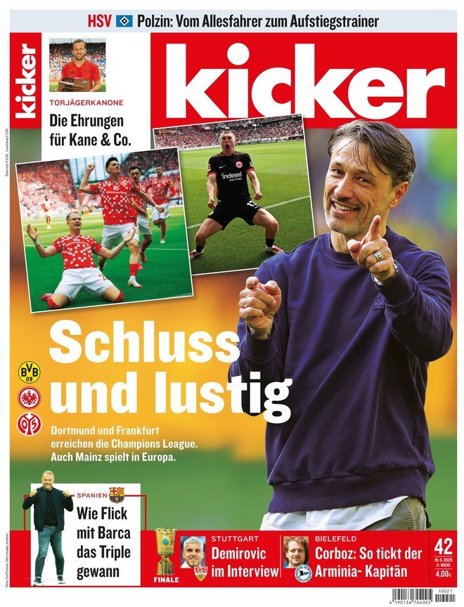 Copertina Kicker 19/05/2025