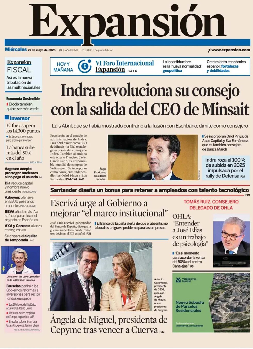 Prima Pagina Expansión 21/05/2025