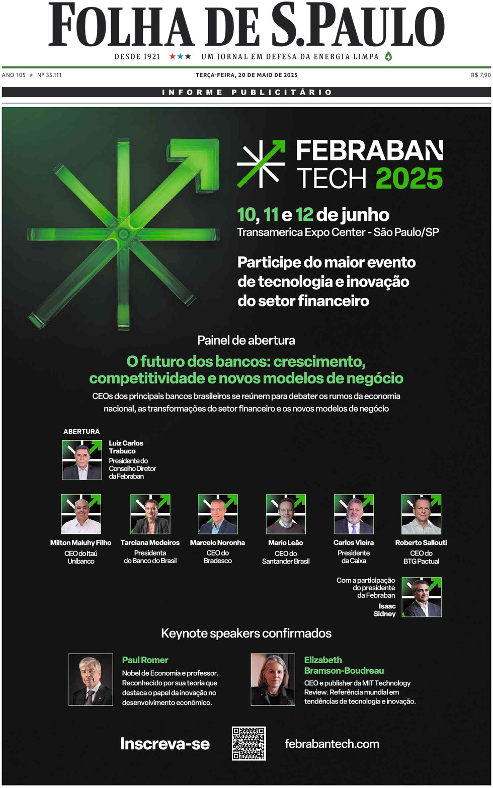 Prima Pagina Folha de S.Paulo 21/05/2025