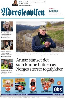 Prima Pagina Adresseavisen 31/05/2025