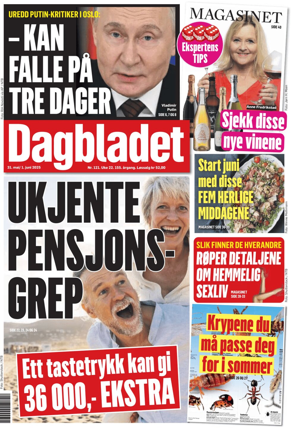 Prima Pagina Dagbladet 31/05/2025