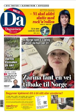Prima Pagina Dagsavisen 31/05/2025