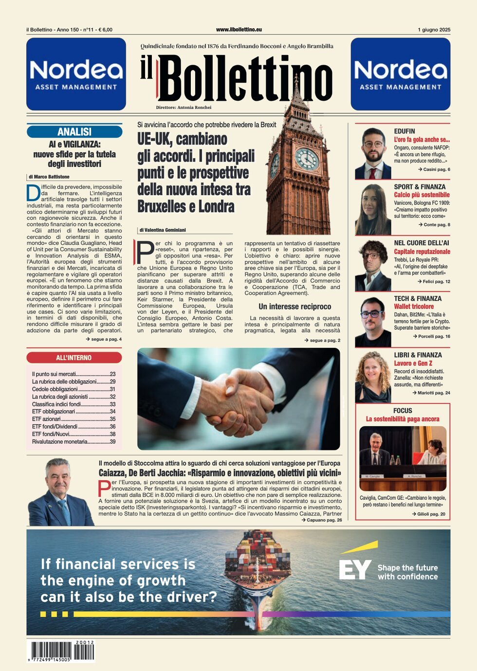 Copertina Il Bollettino 02/06/2025