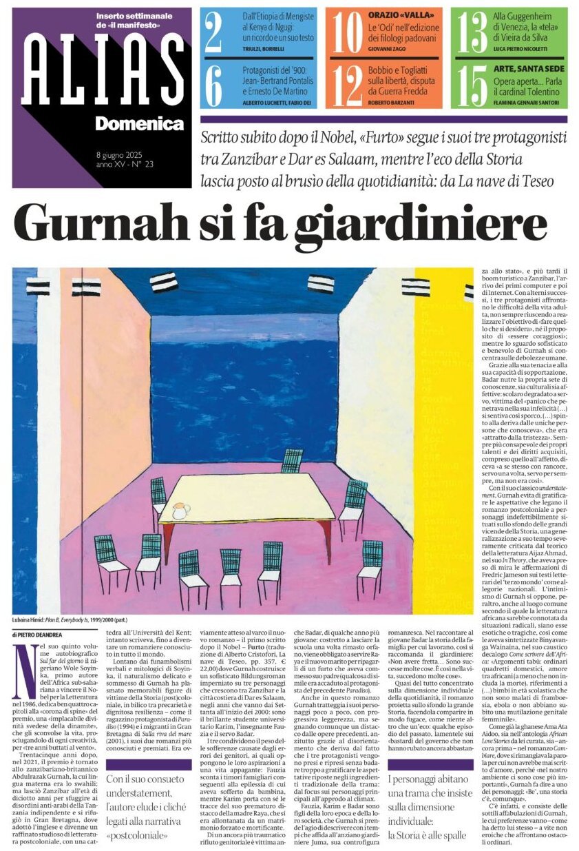 Copertina Alias (Il Manifesto) 08/06/2025