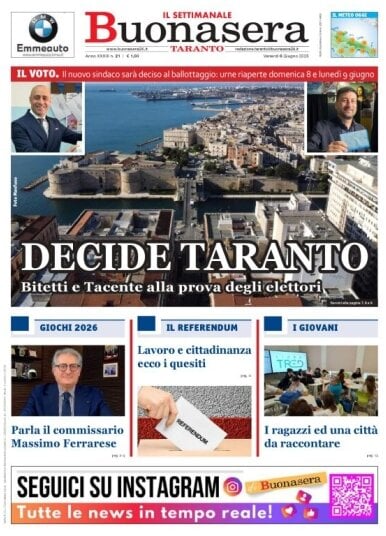 Prima Pagina Buonasera (Taranto) 06/06/2025