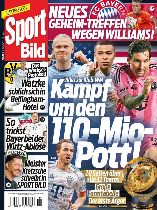 Copertina Sport Bild 11/06/2025
