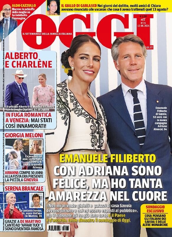 Copertina Oggi 12/06/2025