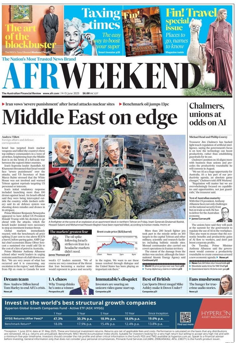 Prima Pagina Financial Review 15/06/2025