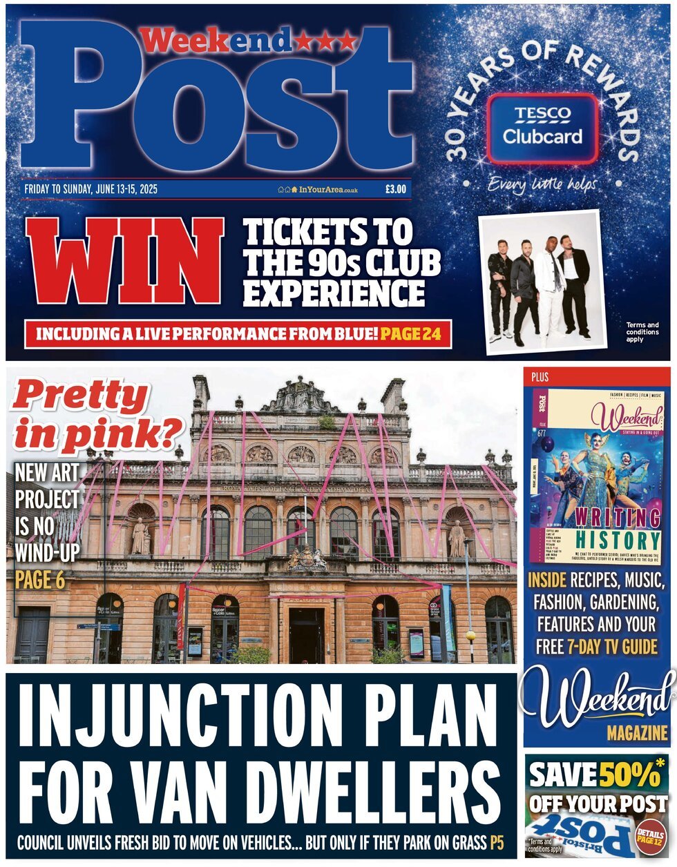 Prima Pagina Bristol Post 15/06/2025