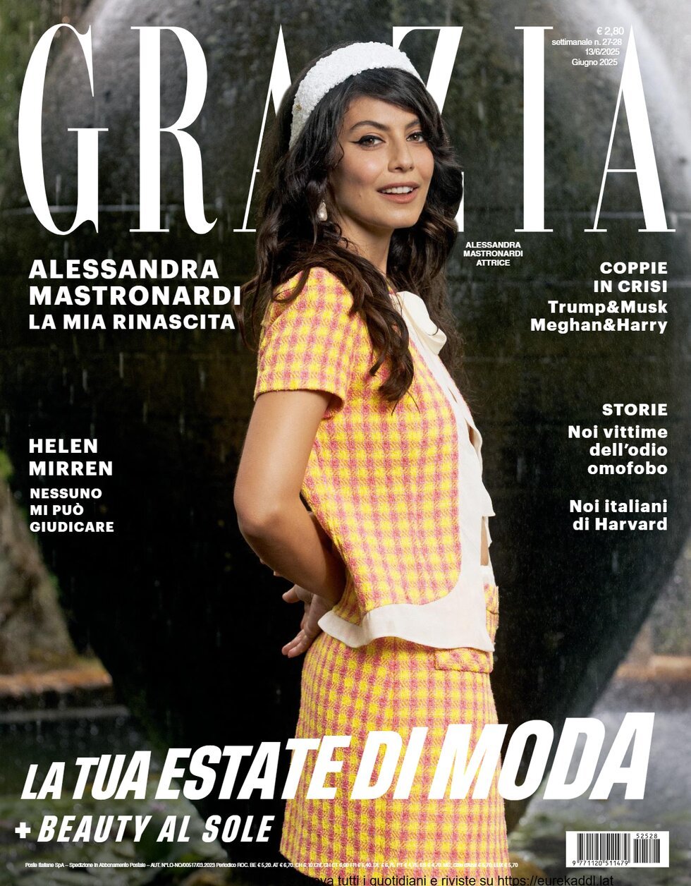 Copertina Grazia 12/06/2025