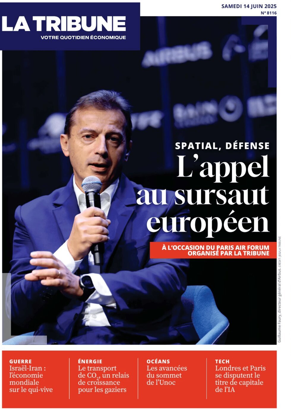 Prima Pagina La Tribune 14/06/2025