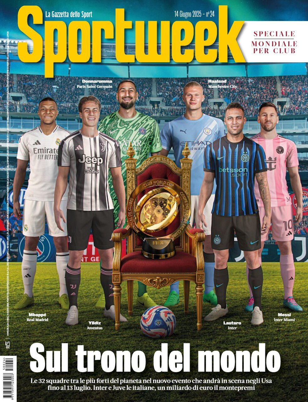 Copertina Sportweek (La Gazzetta Dello Sport) 14/06/2025