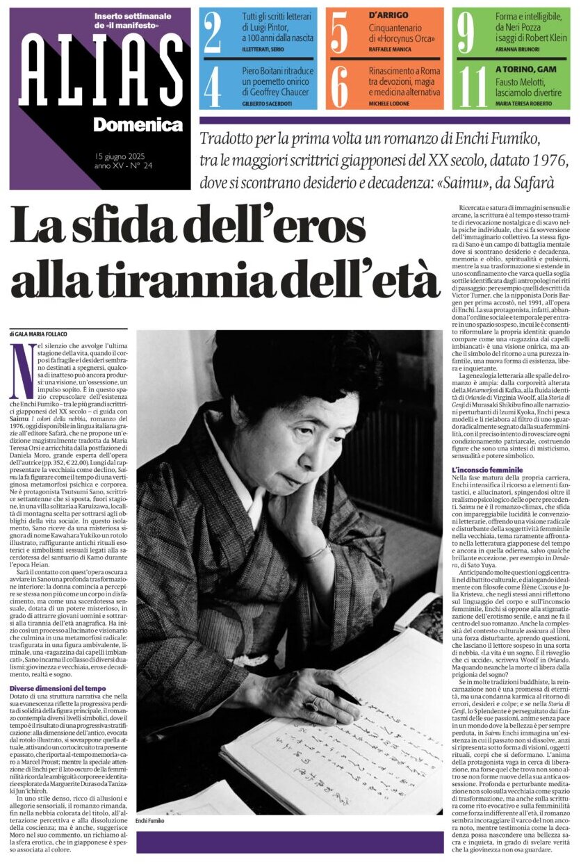 Copertina Alias (Il Manifesto) 15/06/2025