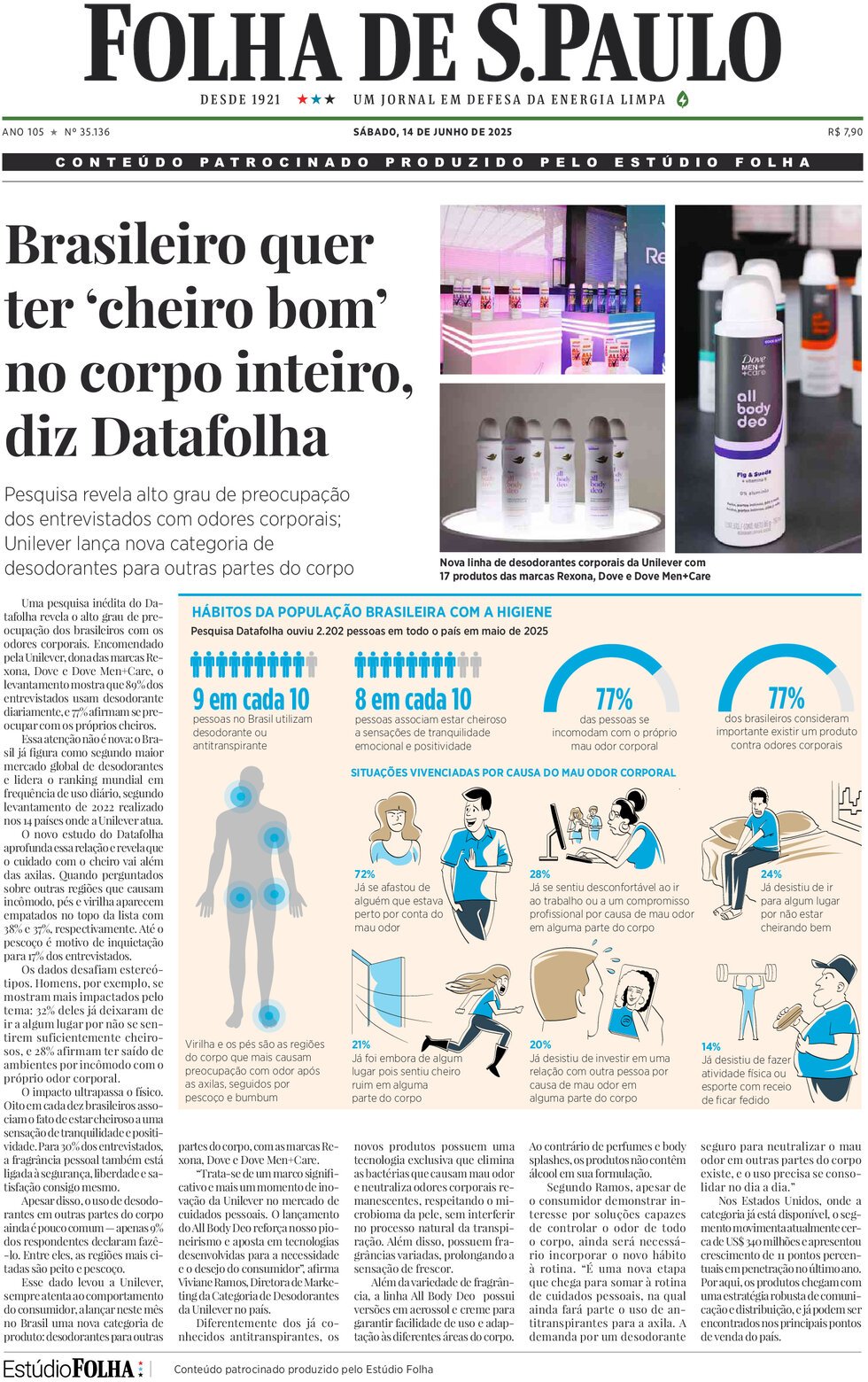 Prima Pagina Folha de S.Paulo 15/06/2025