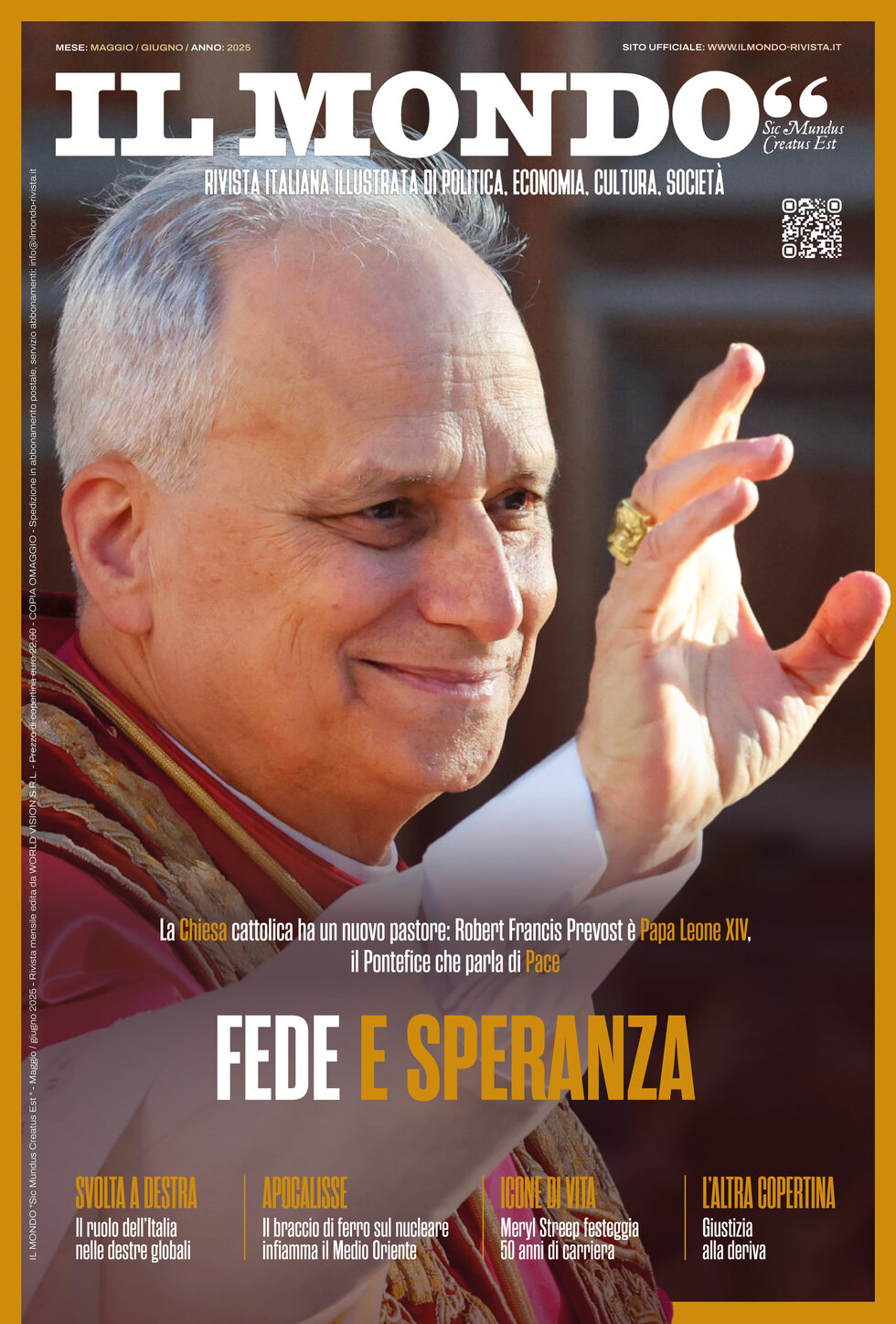 Copertina Il Mondo 01/06/2025