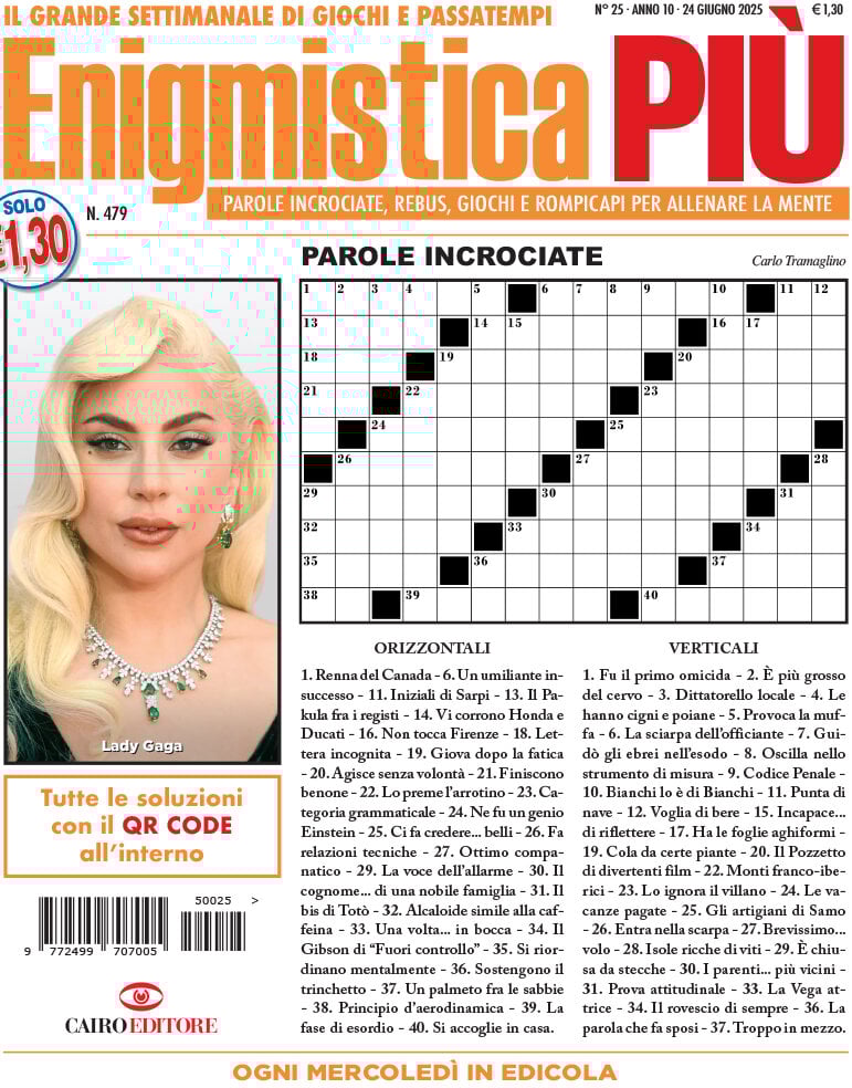 Copertina Enigmistica PIÙ 18/06/2025